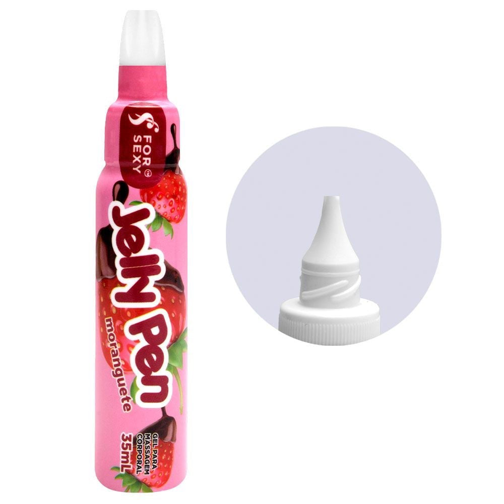 Caneta Comestível Moranguete - Jelly Pen - 35 Ml
