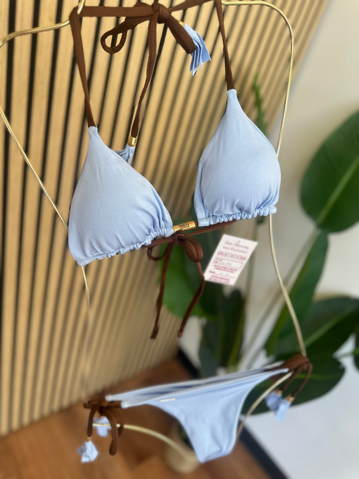 Biquíni Elloah Crochê Tulum Azul Candy- G