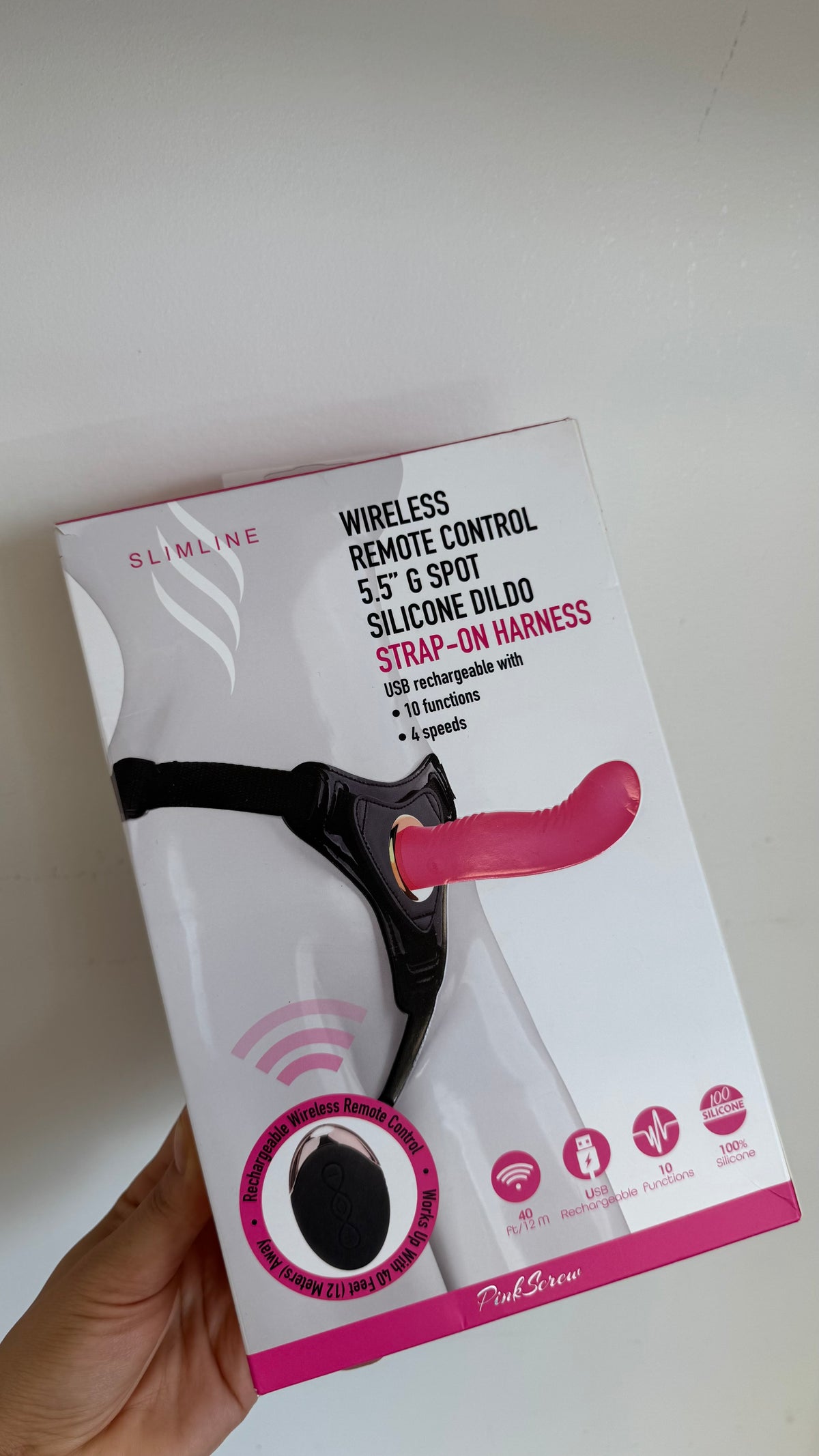 Cinta com prótese rosa 14cm