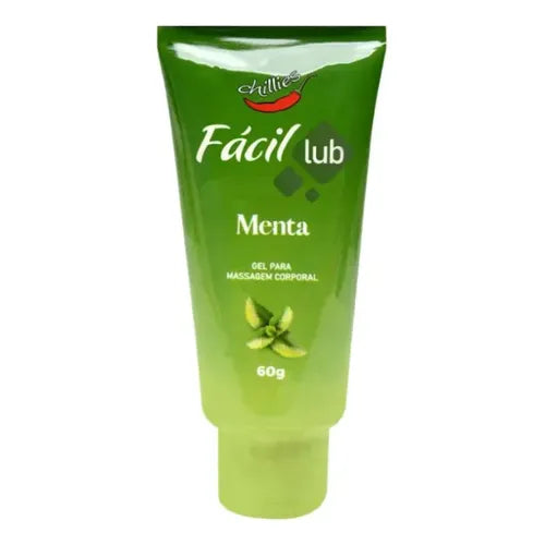 Lubrificante Íntimo Beijável Fácil Lub 2 Em 1 60g - Menta
