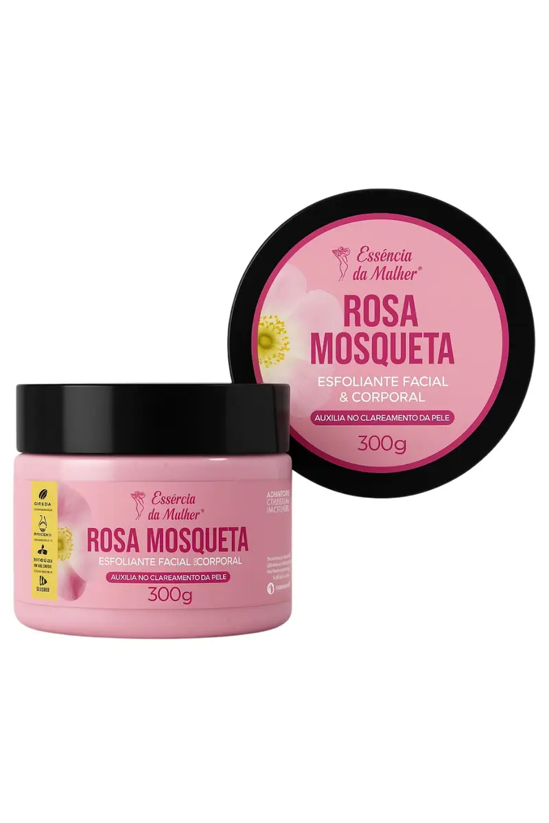 Esfoliante Clareador Rosa Mosqueta – 300g (pote)