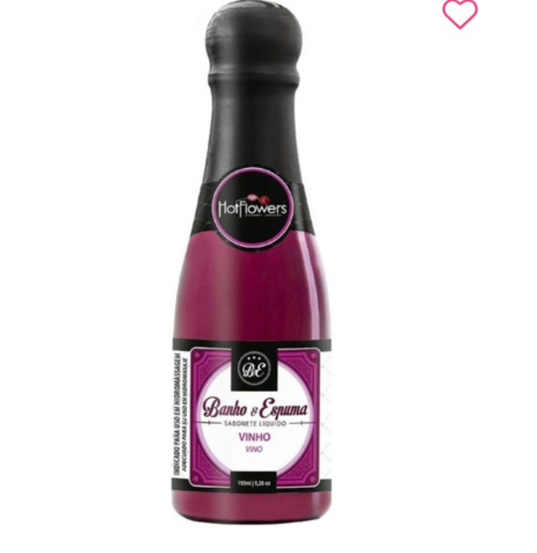 SABONETE LIQUIDO BANHO & ESPUMA - VINHO HOT FLOWERS