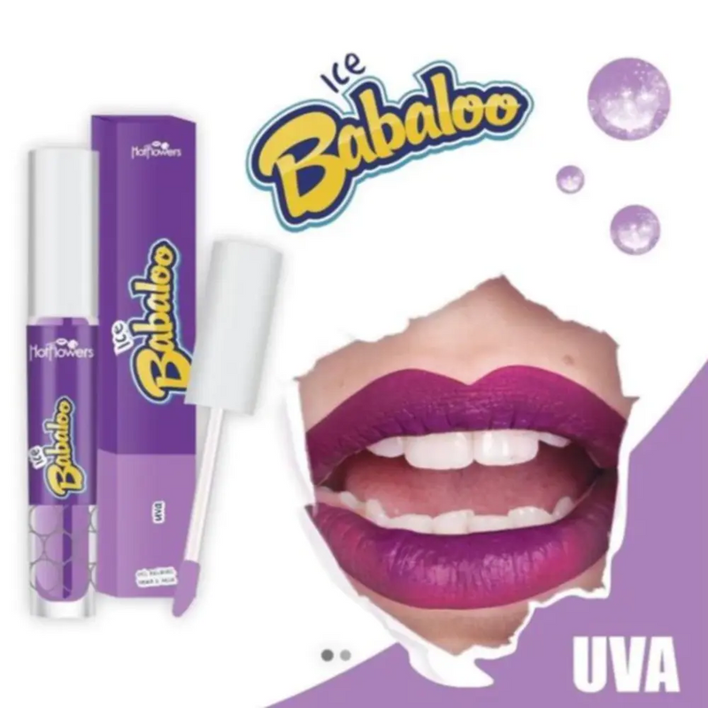 Brilho Labial Babaloo Uva Gloss Hidrata Refresca 15g