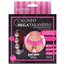 Calcinha Mega Tailandesa Com Estimulador Na Cor Vermelha