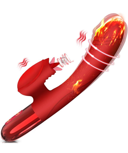 Vibradores realista com 10 modos de estimulação do clitóris ,ponto G.