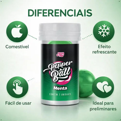Bolinha Erótica Pepper Ball Explosivas Comestíveis