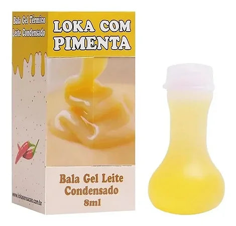 BALA GEL COMESTÍVEL LOKA - LEITE CONDENSADO 10ML