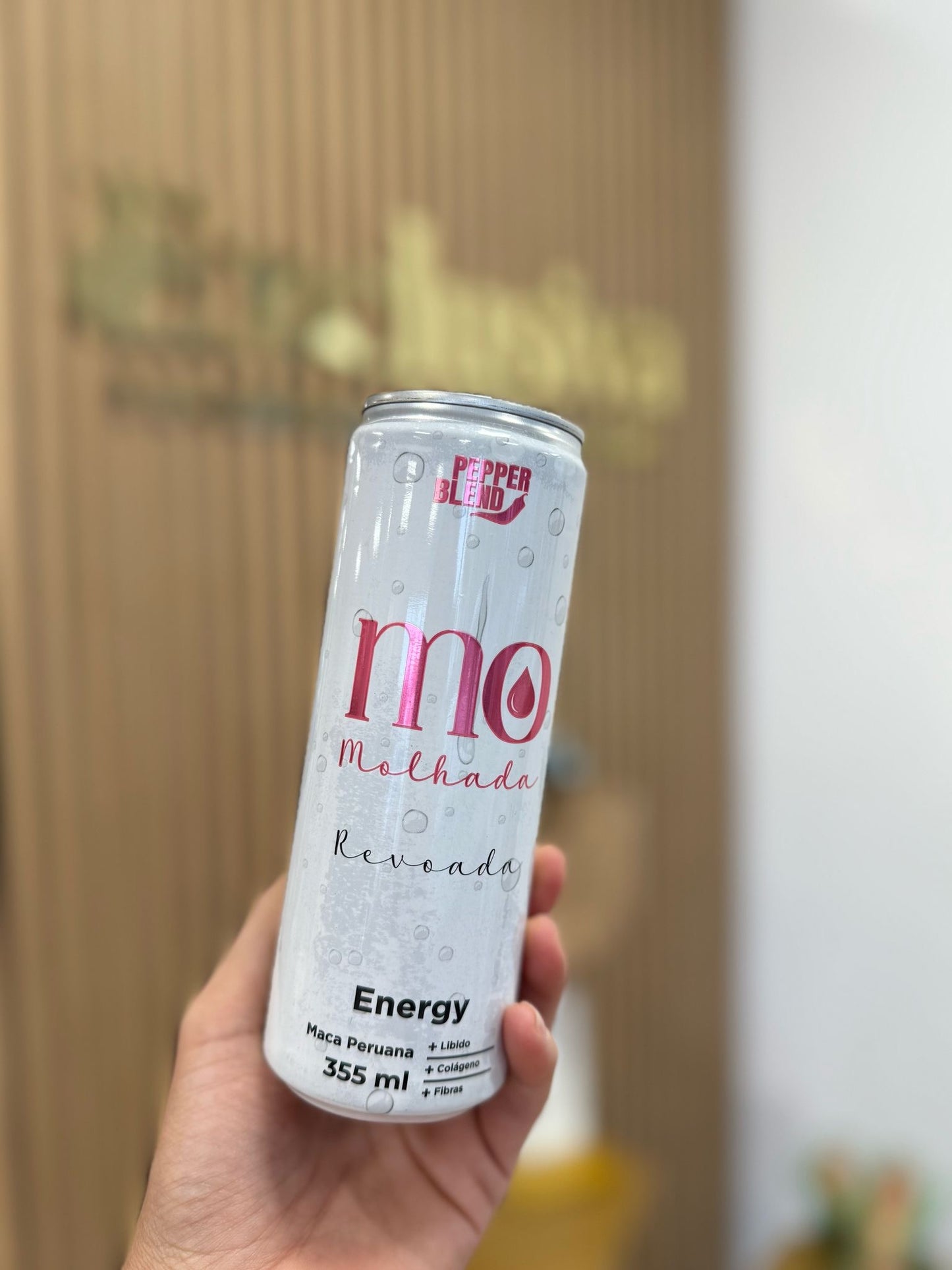 Molhada Revoada Energy Estimulante Com Maca Peruana 355Ml Pepper Blend
