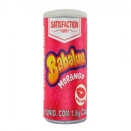 Babaluu Bolinha em Cápsula 03 Unidades de MORANGO