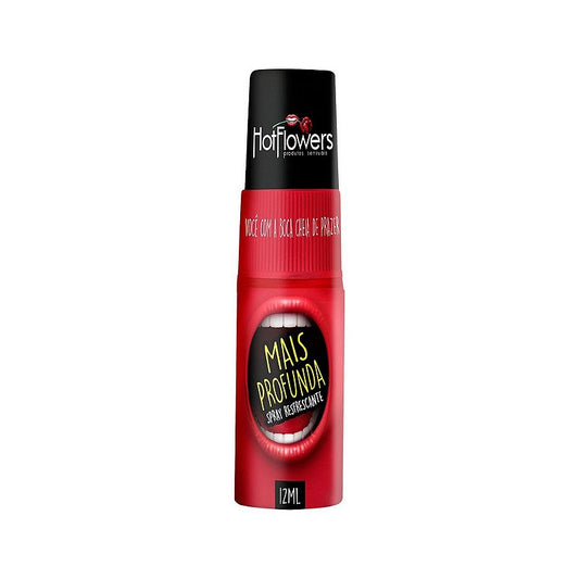 Mais Profunda Spray Refrescante para Sexo Oral 12ml Hot Flowers