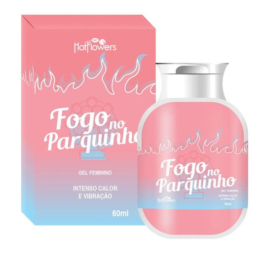 Excitante Sensação de Aquecimento e Vibração Fogo no Parquinho 60ml