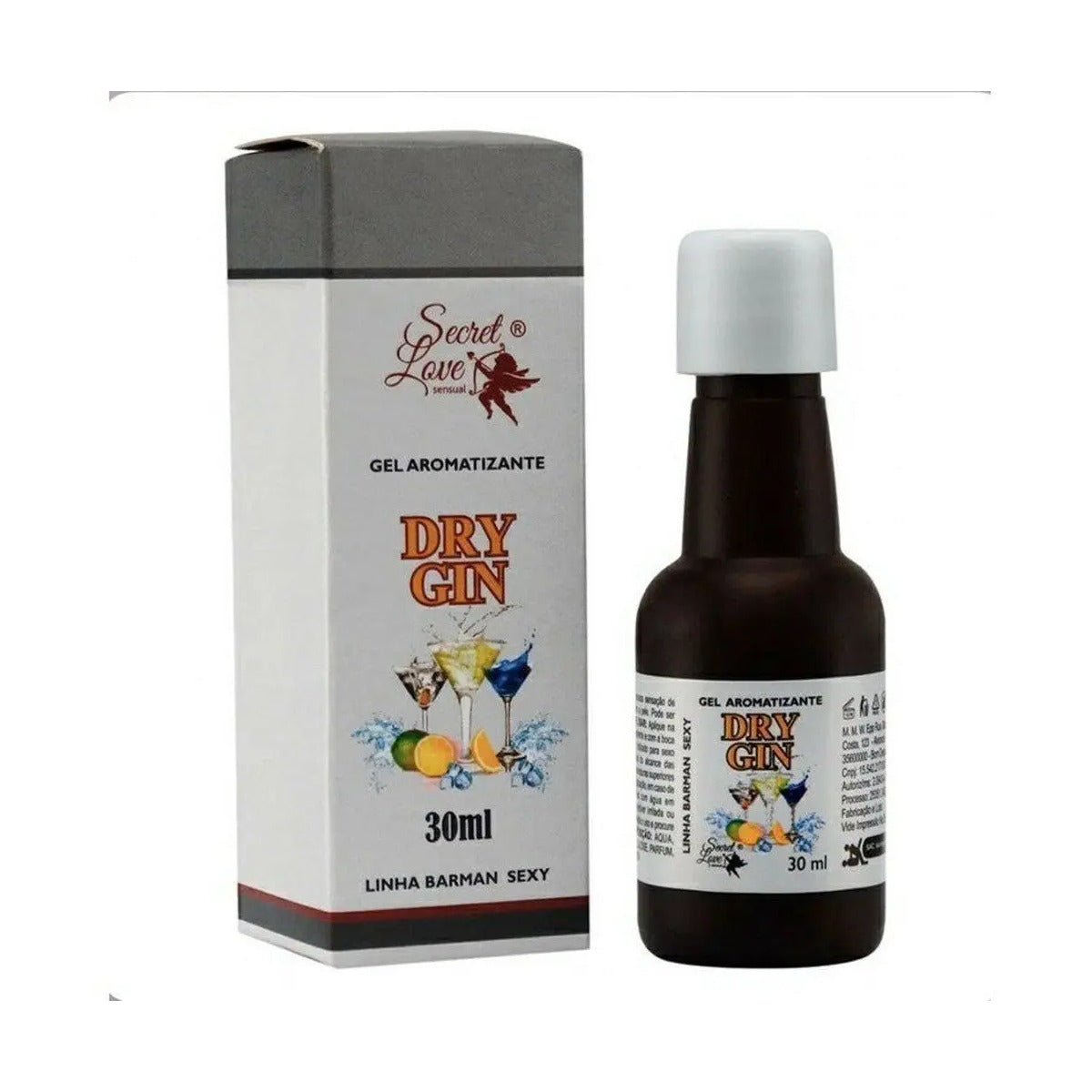 Gel Aromatizante Esquenta Dry Gin 30ml - Barman Sexy