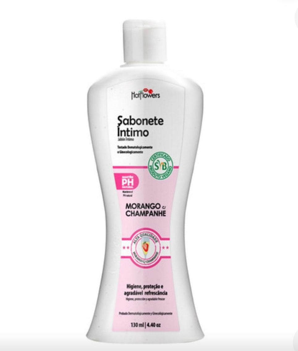 Sabonete Intimo Morango Com Champanhe 130ml