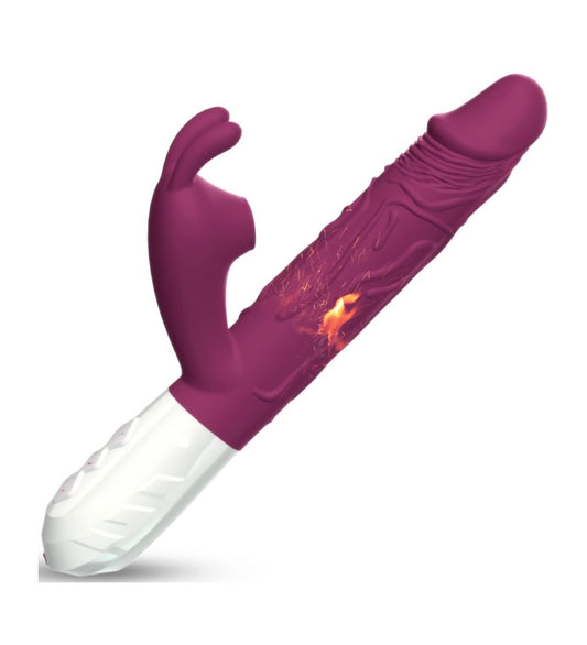 Vibrador  ponto G estimulador clitoriano  dildo realista com 7 modos de vibração.
