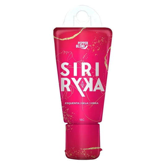 SIRI RYKA GEL EXCITANTE FEMININO BEIJÁVEL ESQUENTA GELA E VIBRA LINHA DIRETAS 18g