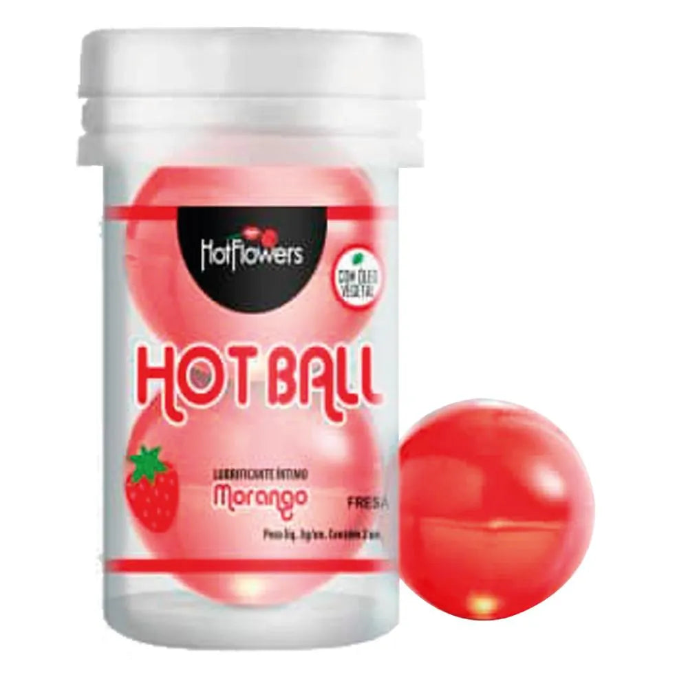 Bolinha Explosiva Morango Hot Ball - HOT FLOWERS
