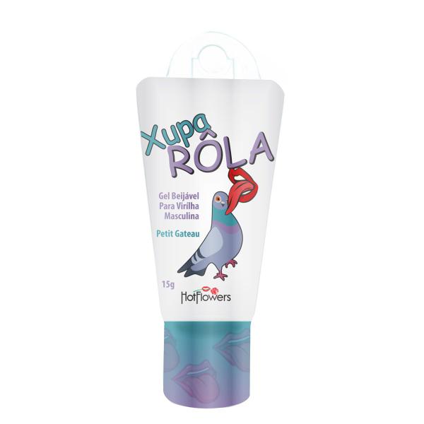 Xupa Rola Gel Beijável Masculino Para Oral 15G Hot Flowers