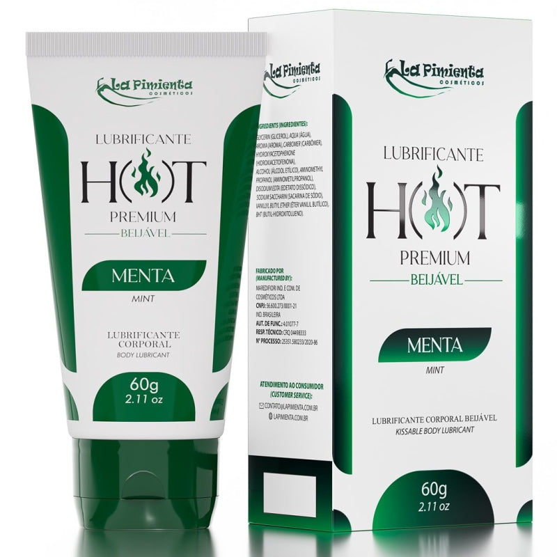 LUBRIFICANTE HOT PREMIUM - MENTA