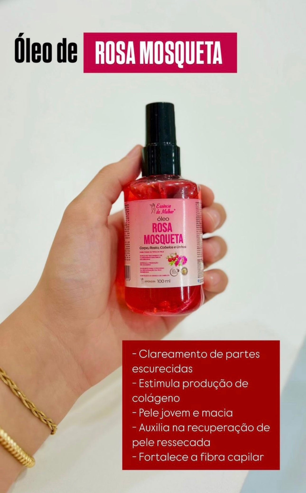 Óleo de rosa mosqueta