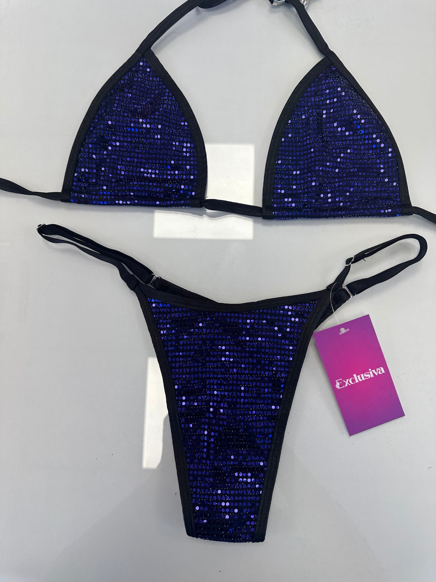 Biquíni brilhante lantejoula P