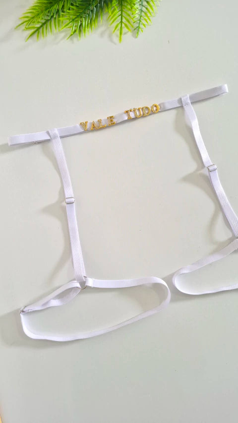 Cinta liga - personalizada até 10 letras- tamanho único