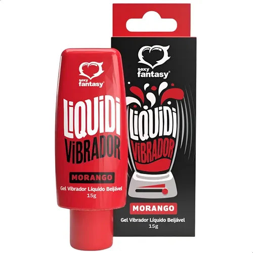 Gel Excitante Vibrador Líquido Beijável Casal Sexo Orgasmos