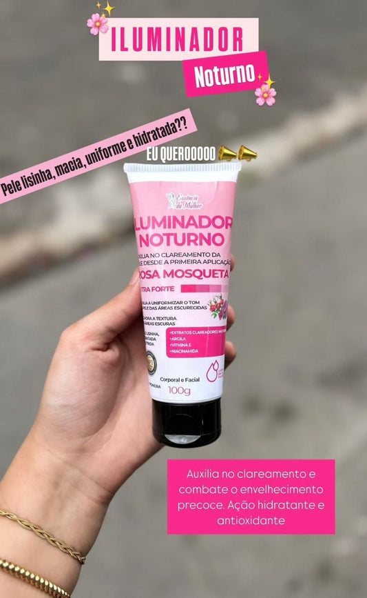 Clareador/Iluminador Noturno 100G - Essência Da Mulher