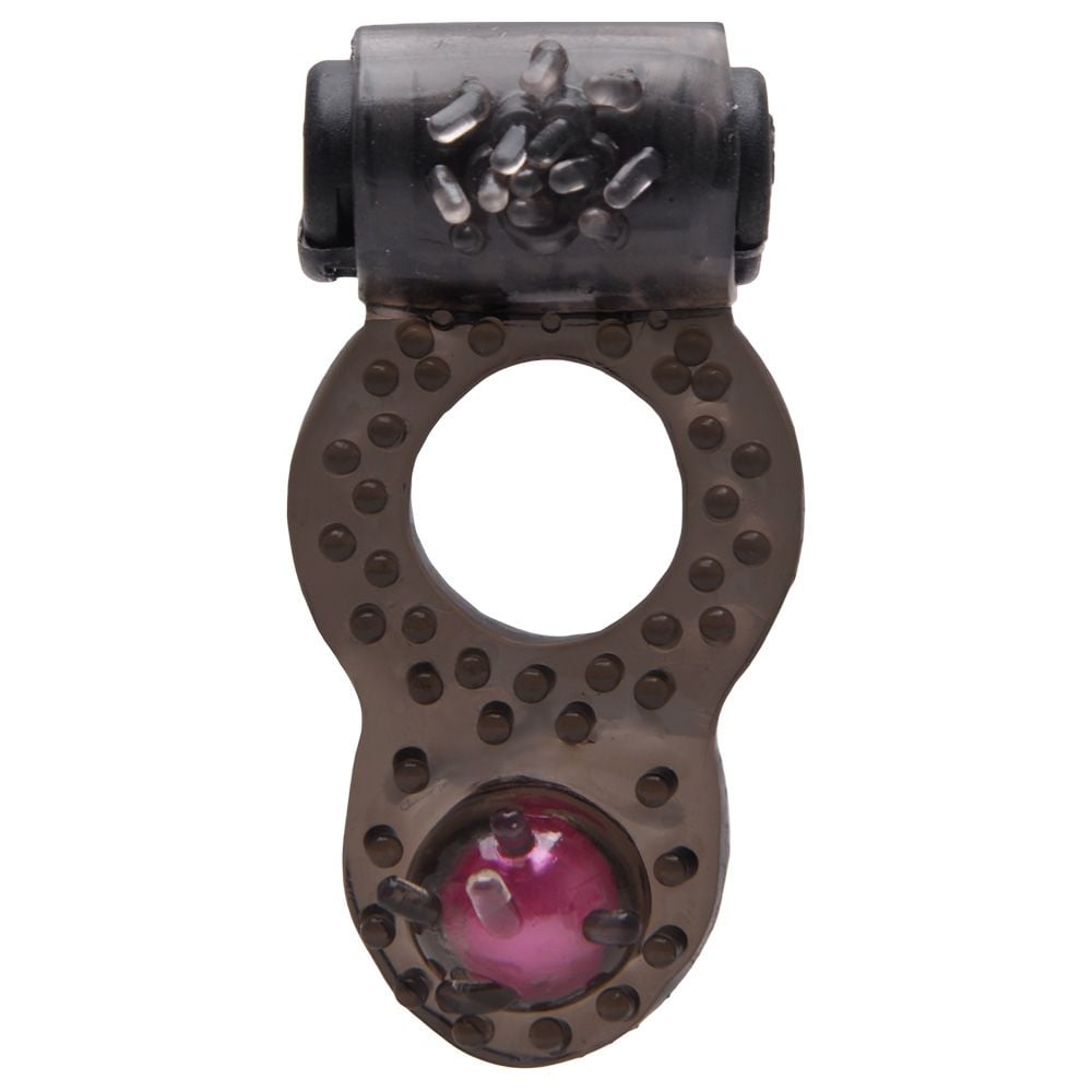 Anel Peniano Vibrador com Pérola – Duplo Prazer