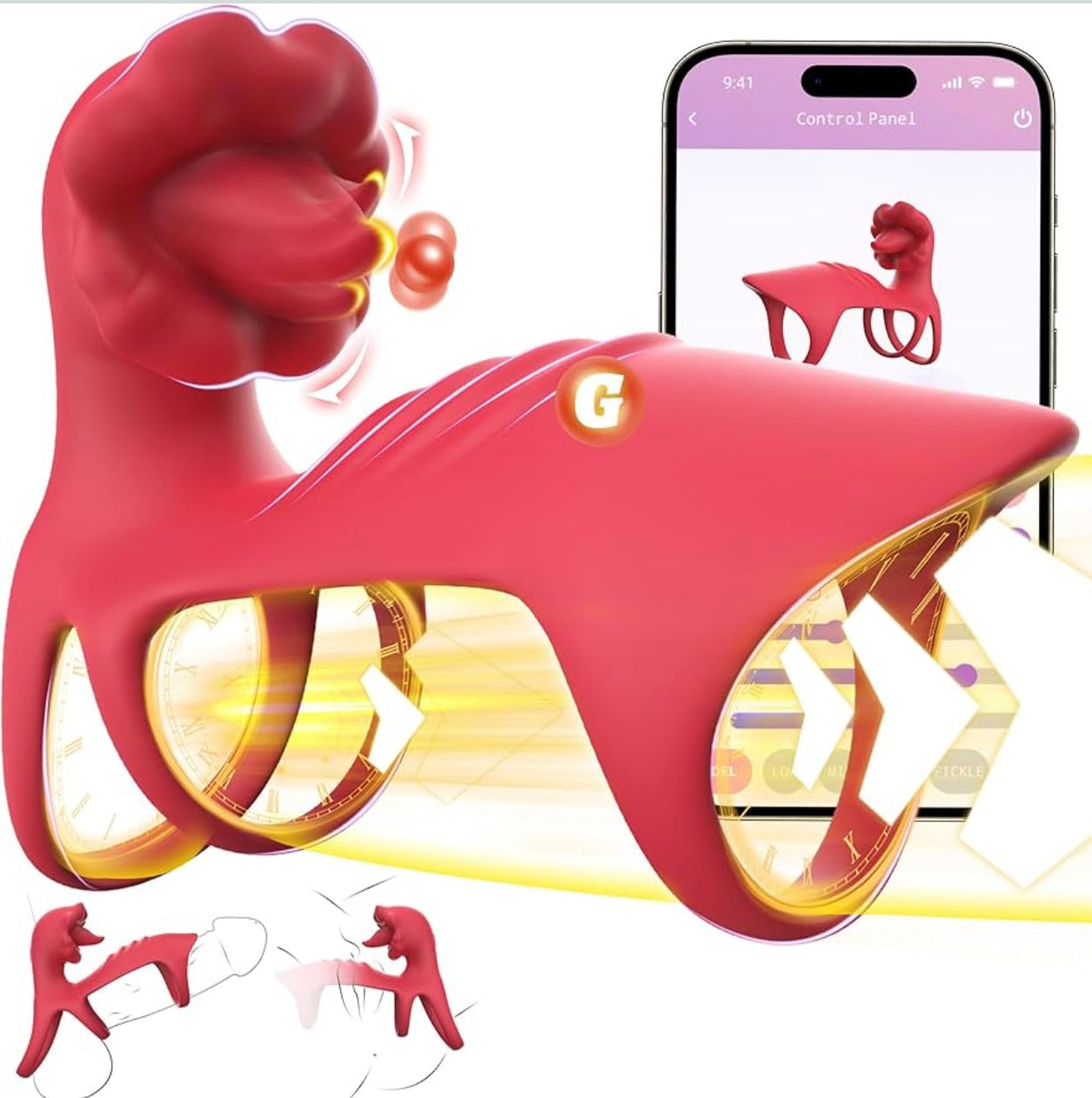 Anel Peniano Vibratório com controle remoto