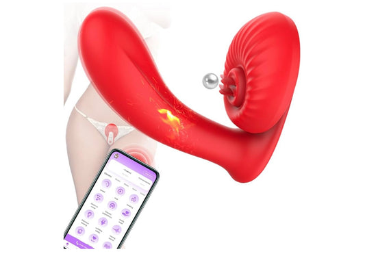 vibrador com controle remoto por aplicativo, vibrador borboleta clitoriano com 10 modos de lambida e vibração, vibrador de ponto G, brinquedos sexuais para casais