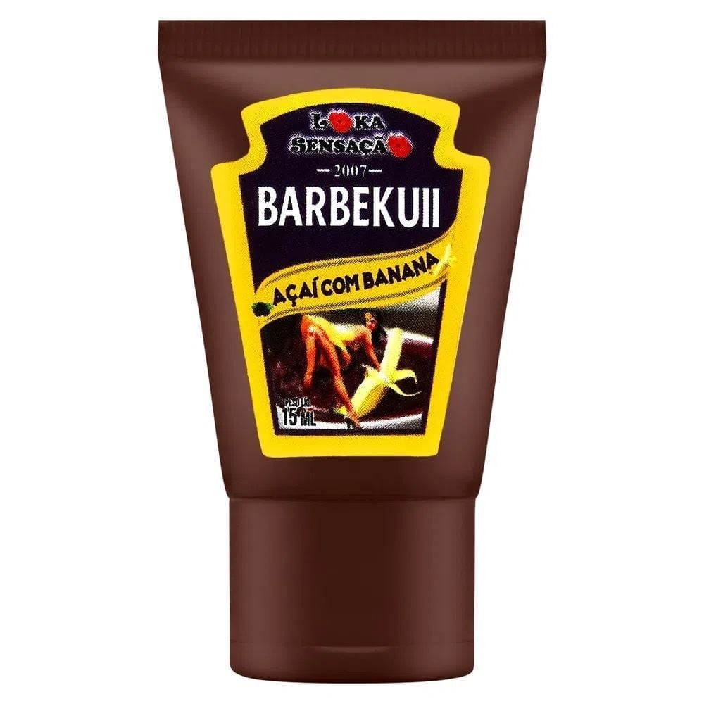 BARBEKUII DESSENSIBILIZANTE ANAL AROMA AÇAÍ COM BANANA 15ML LOKA SENSAÇÃO