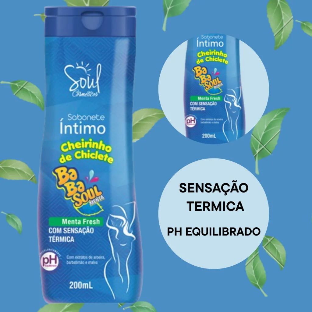 Sabonete Íntimo Babasoul Menta 200ml