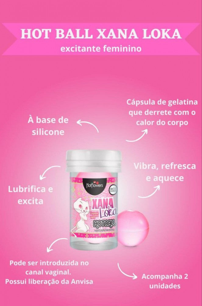 HOT BALL BOLINHA XANA LOKA DUPLA 3G HOT FLOWERS