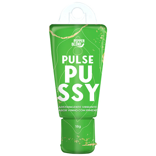 PULSE PULSSY GEL ADSTRINGENTE VIBRANTE BEIJÁVEL 18G PEPPER BLEND