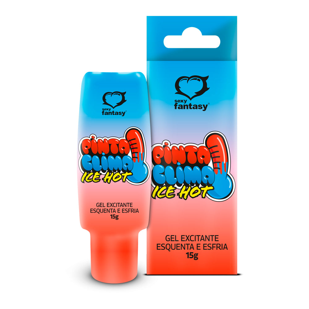 PINTA CLIMA ICE HOT EM BISNAGA 15G SEXY FANTASY