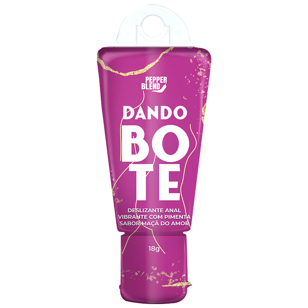 DANDO BOTE GEL DESLIZANTE ANAL VIBRANTE COM PIMENTA 18G PEPPER BLEND