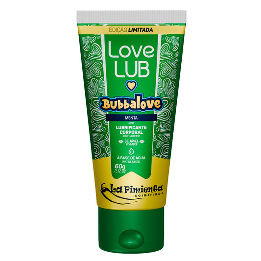 LOVE LUB LUBRIFICANTE BUBBALOVE 60G MENTA