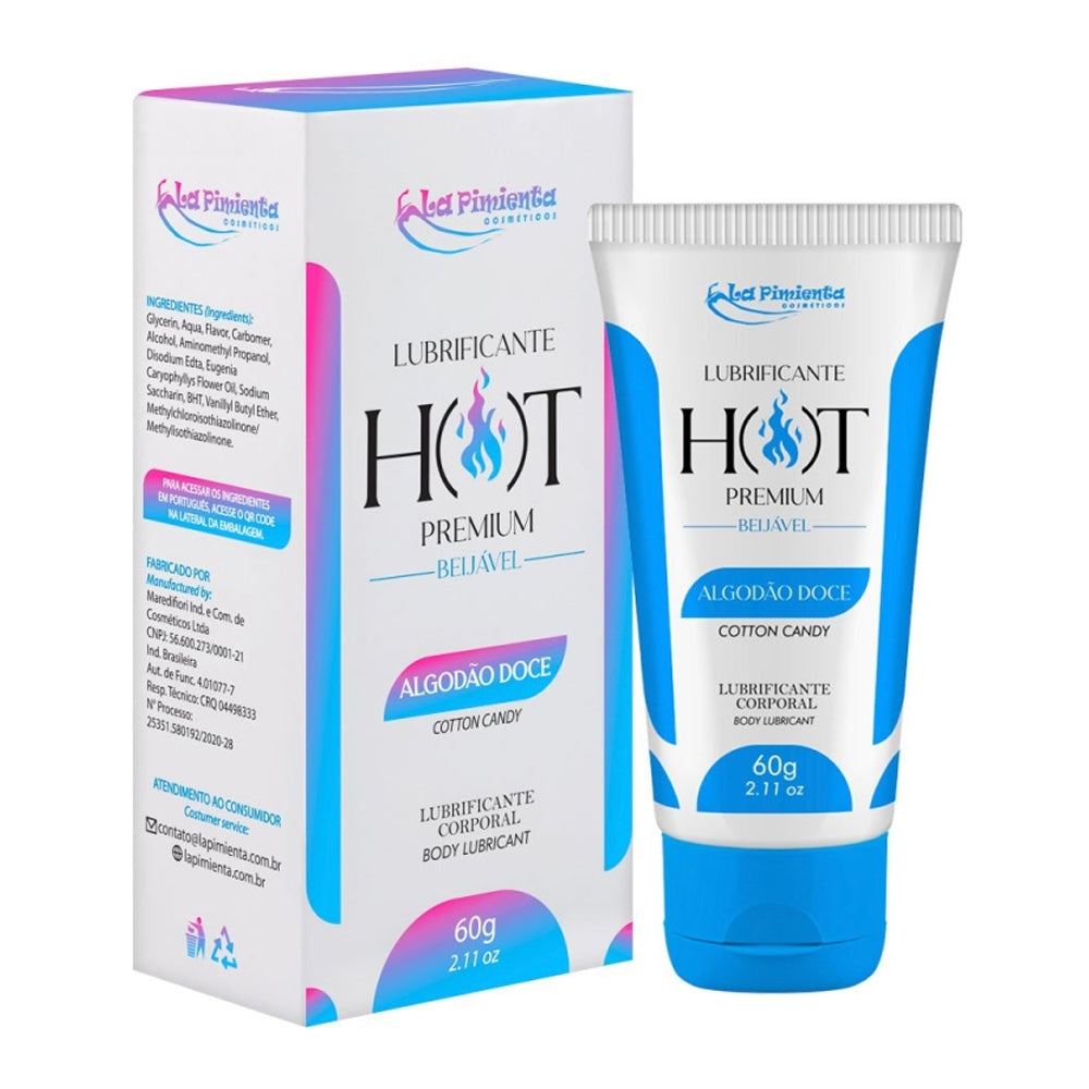 LUBRIFICANTE HOT PREMIUM BEIJÁVEL 60G LA PIMIENTA