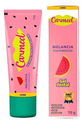 Gel Dental Com Flúor Carmed Sabor Melancia 70g