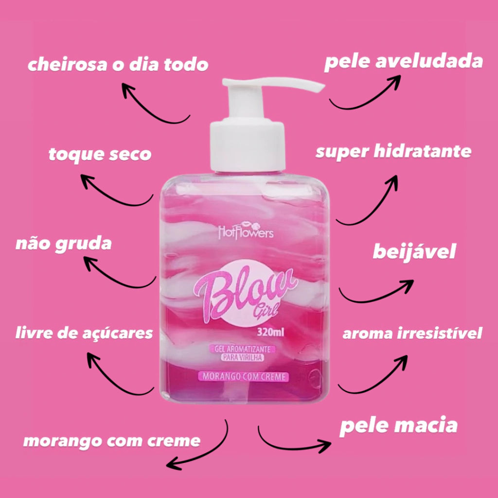 Blow Girl Gel - Hidratante Aromatizante