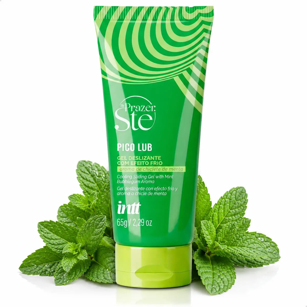 Pico Lub Gel Deslizante Intt 65g Sabores Lubrificante Íntimo - Pucole de menta