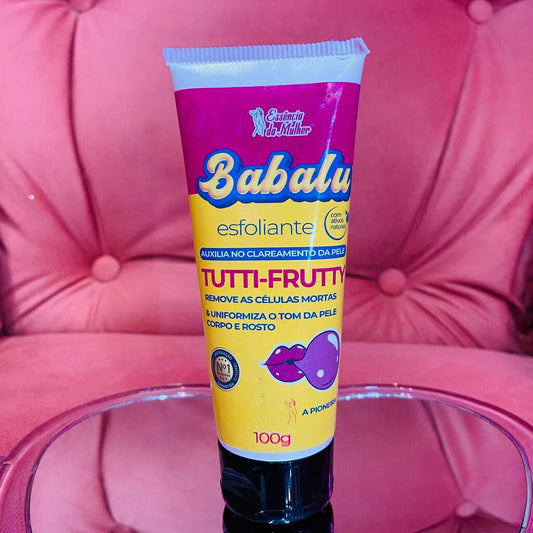 Esfoliante clareador TUTTI-FRUTTI- ESSENCIA DA MULHER - 100G - BISNAGA