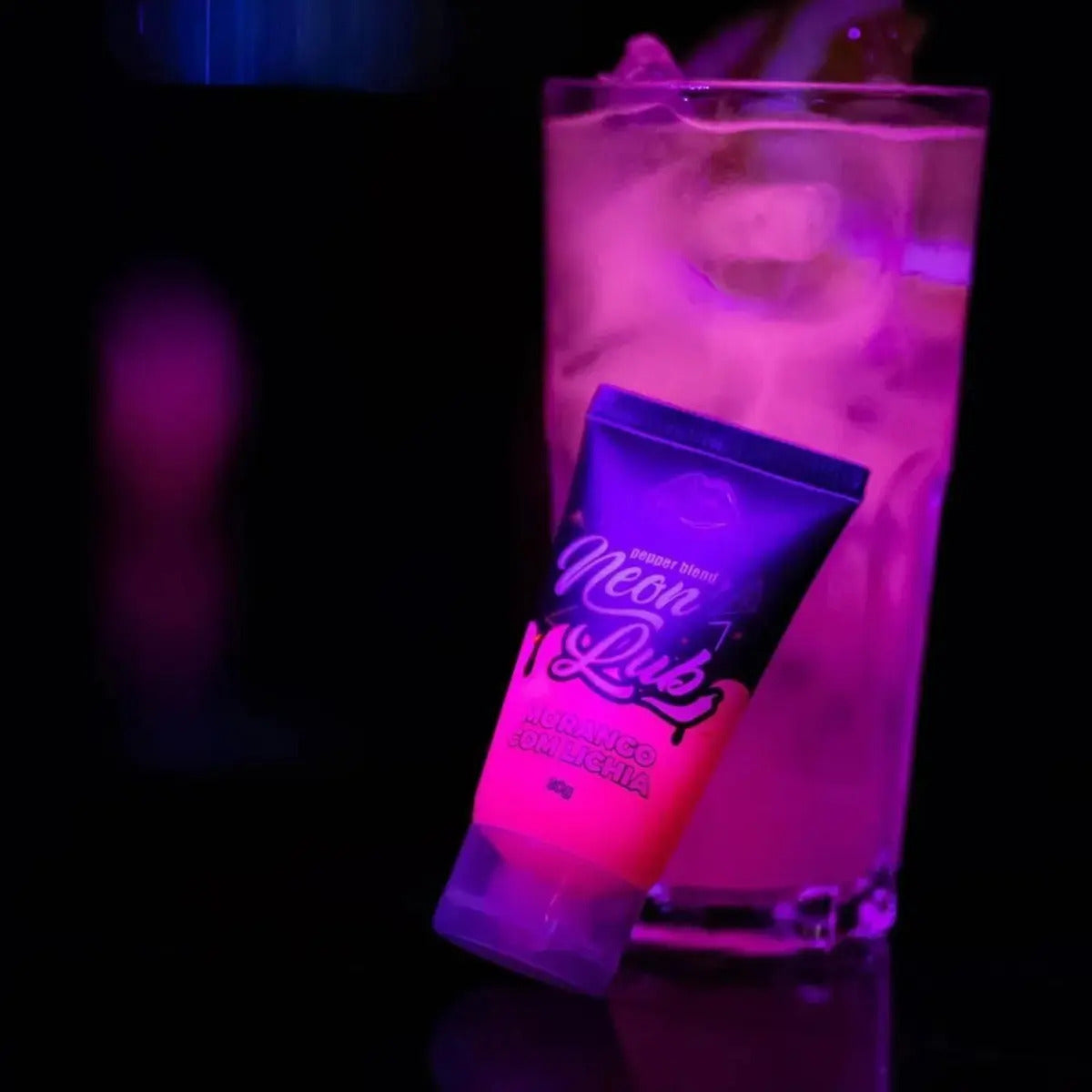 Gel Lubrificante Neon Lub Comestivel Massagem Erótica