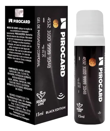 Pirocard - Creme Erótico Segred Love Gel Para Massagem Hot