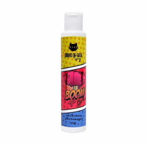 Boom De Tzão Gel Vibratório 50G Banho De Gata