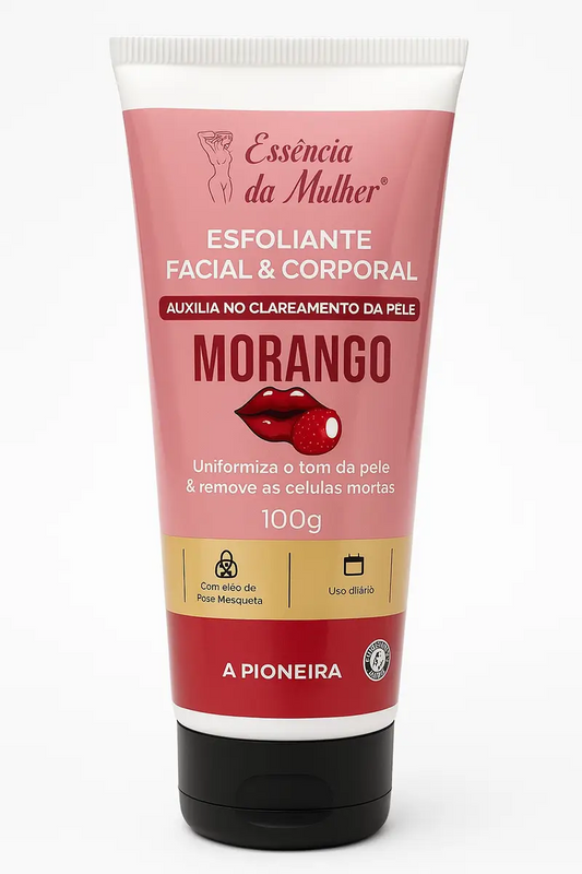 Esfoliante Clareador de Morango – 100g bisnaga