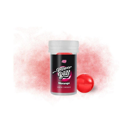 Bolinha Explosiva Sabor Morango Lubrificante Íntimo