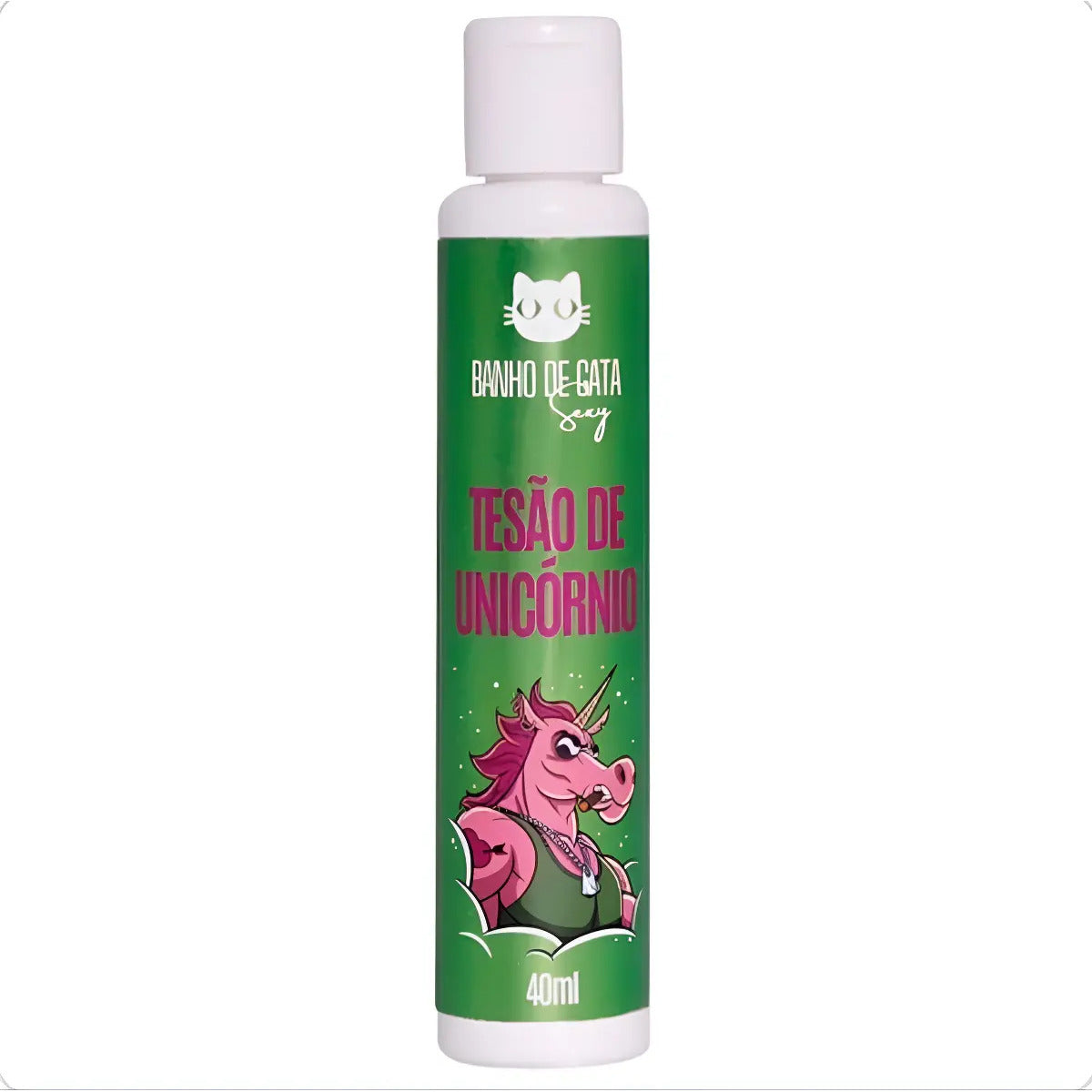 Tesão De Unicórnio Gel Excitante Lubrifica40ml Banho De Gata