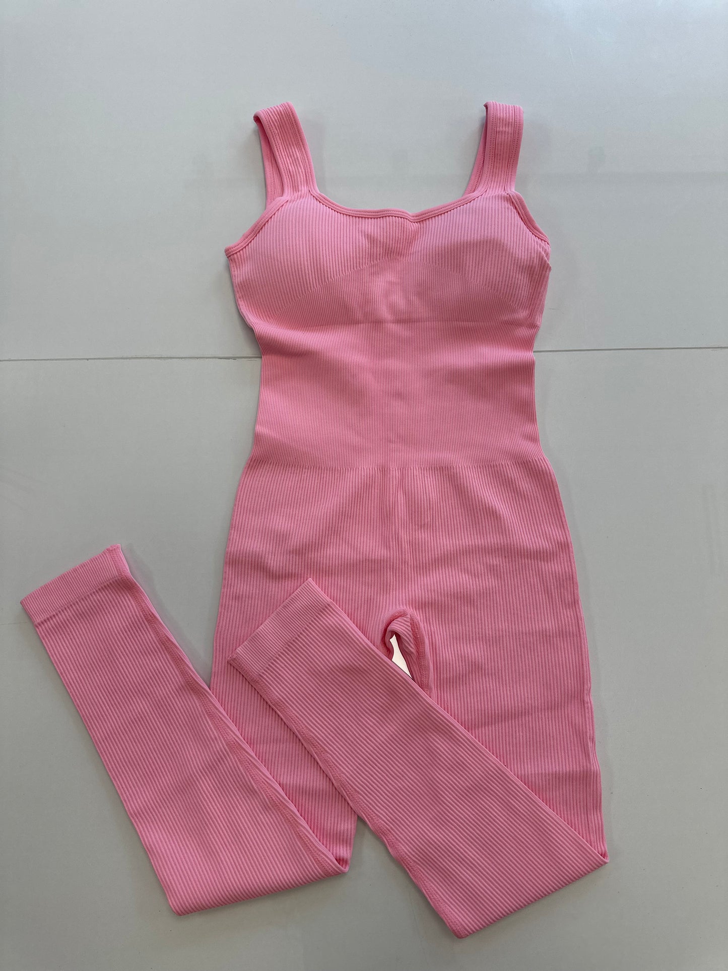 Macacão longo - Rosa bebê P