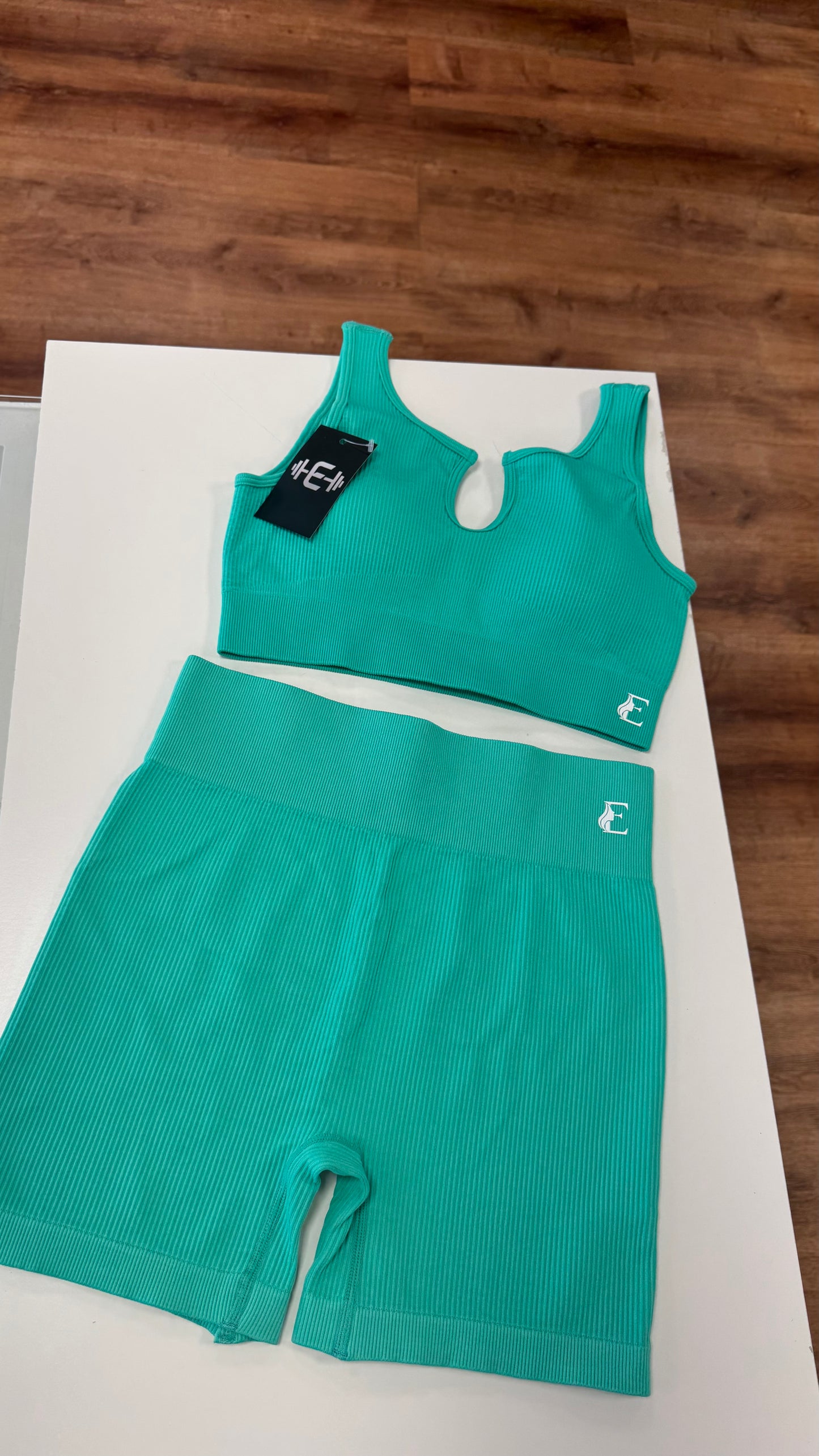 Conjunto Fitness Verde água - G